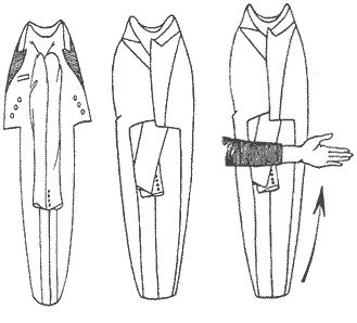 pliage costume et frac